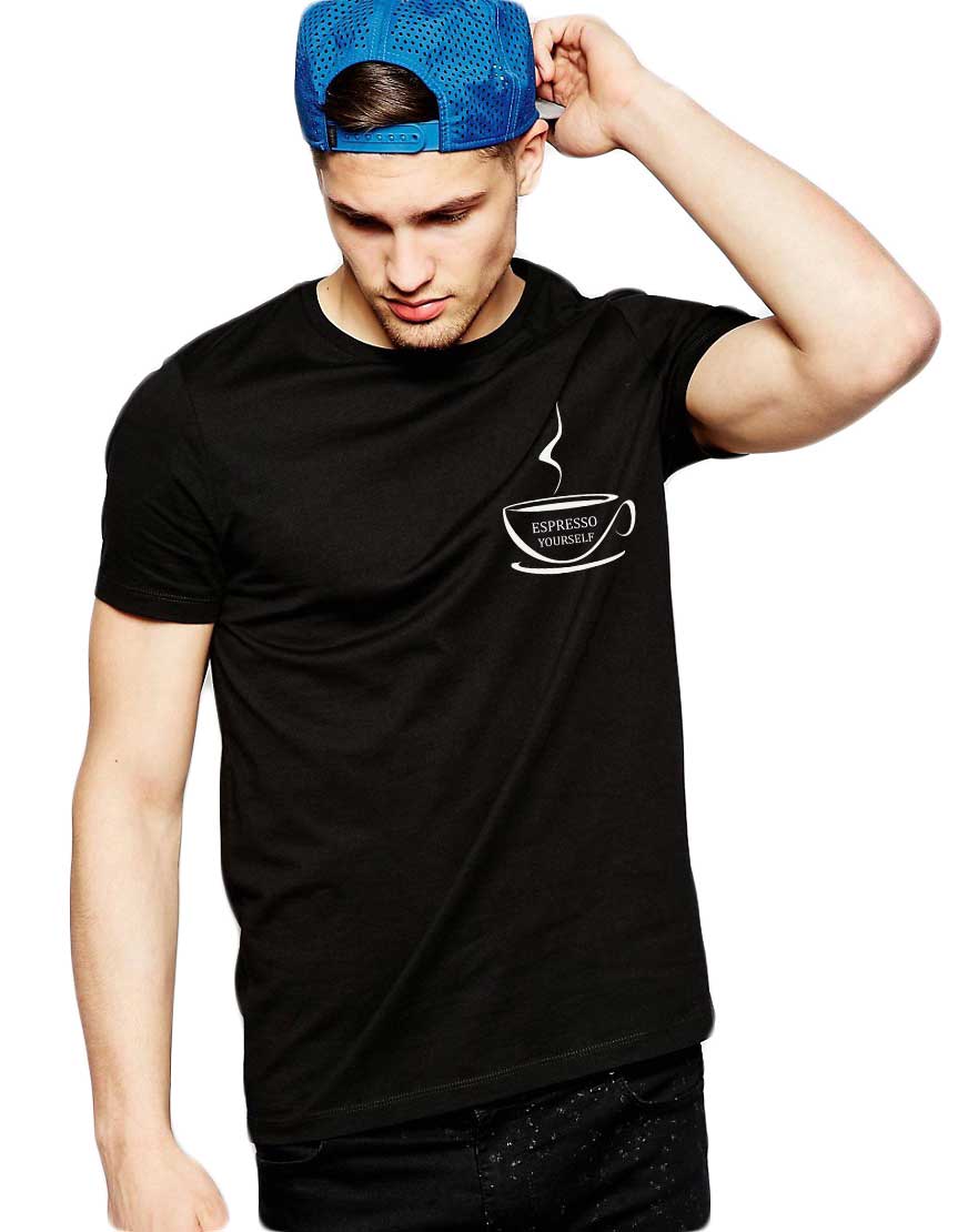 Tricou barbati negru - Espresso Yourself II