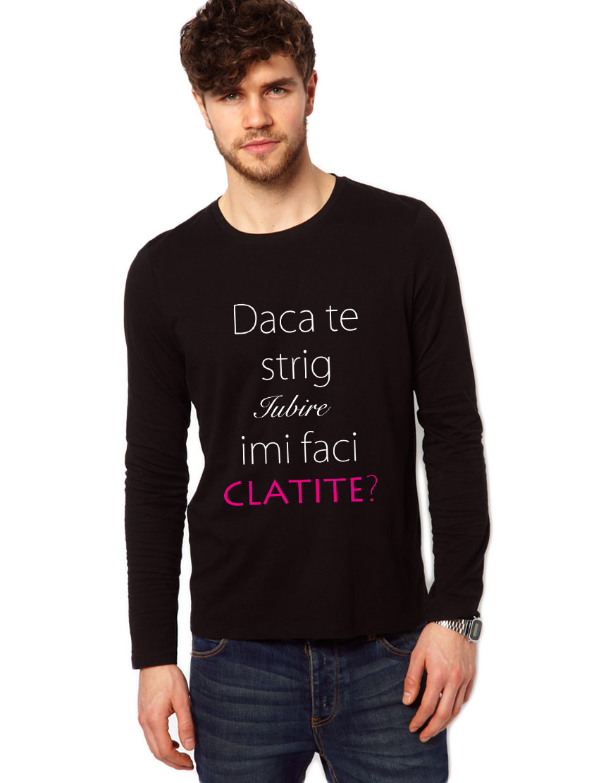 Bluza neagra, barbati, Iubire