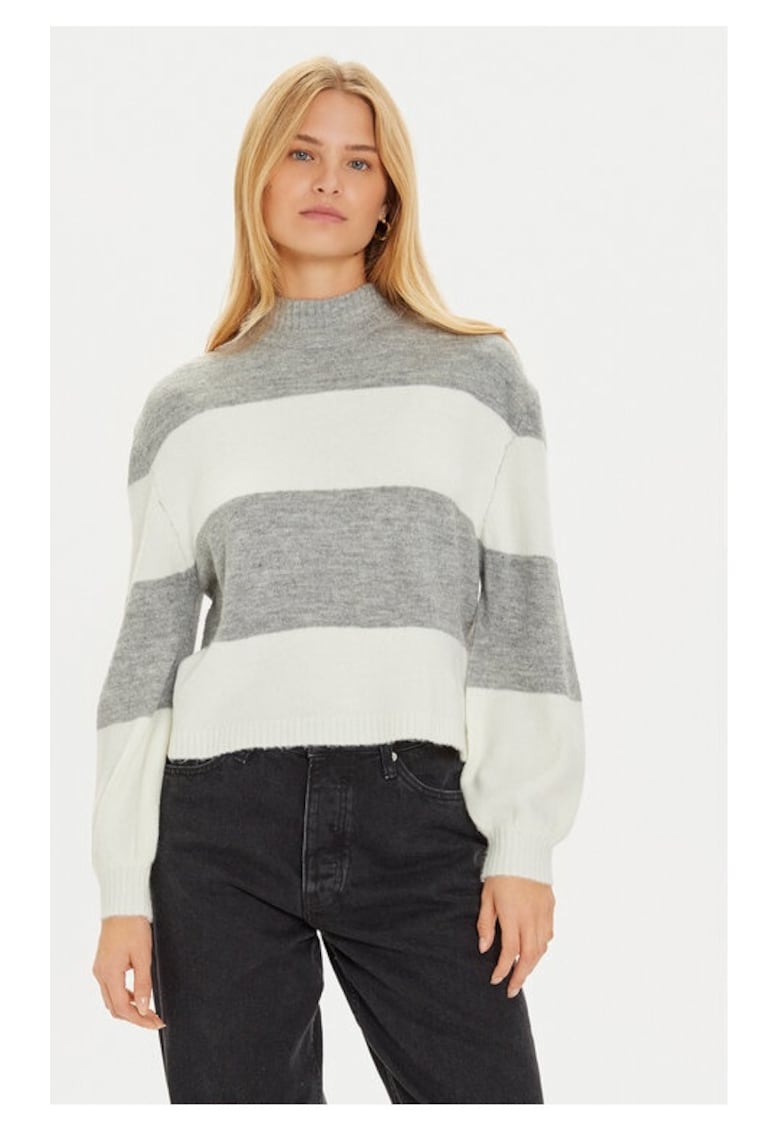 Oferte la Pulover LK-230MOLLIEC Gri Loose Fit - Acril
