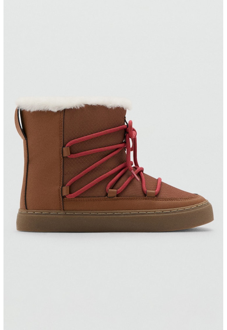 Oferte la Ghete cu garnituri de piele - Caramel