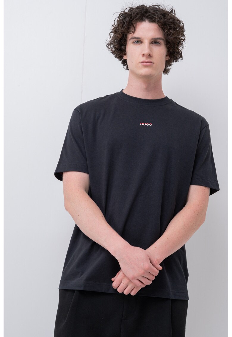 Oferte la Tricou de pijama din bumbac - Negru