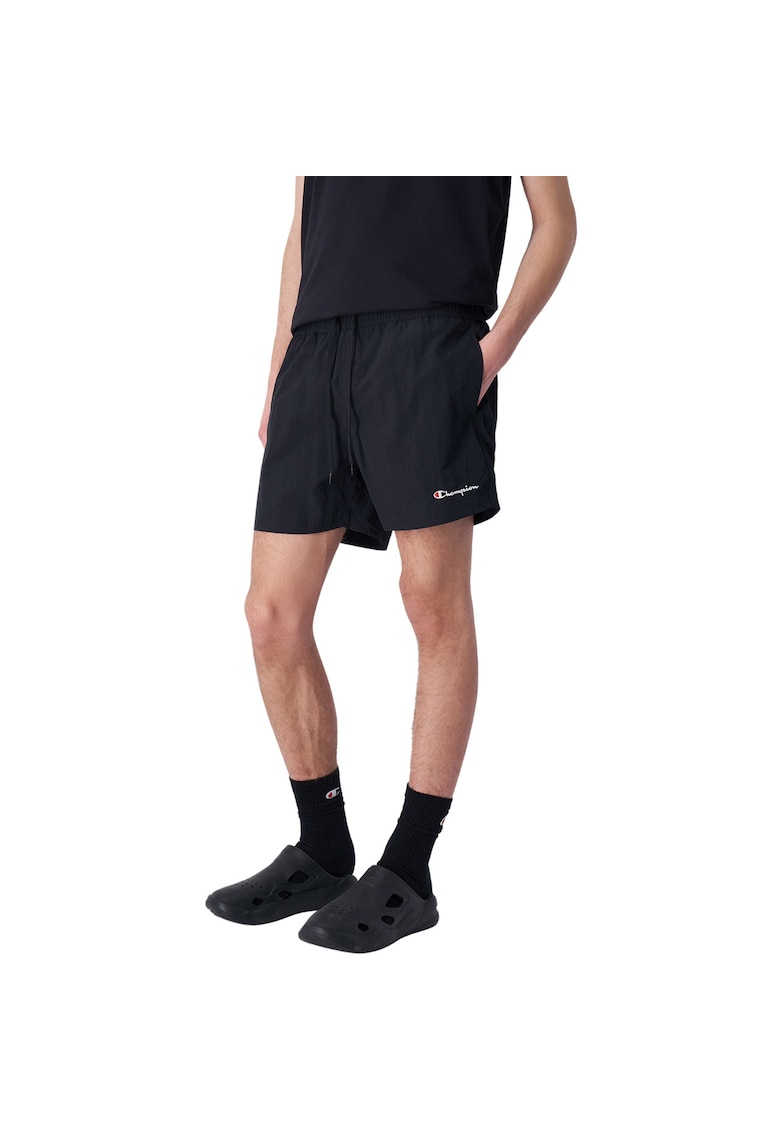 Oferte la Pantaloni scurti de baie -  negru - uscare rapida - material poliester -