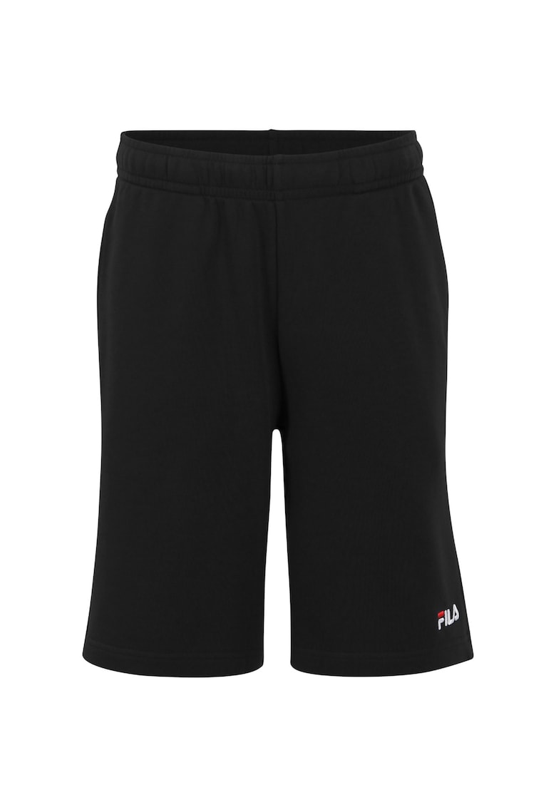 Oferte la Pantaloni scurti barbati  negri - bumbac si poliester - tip sport