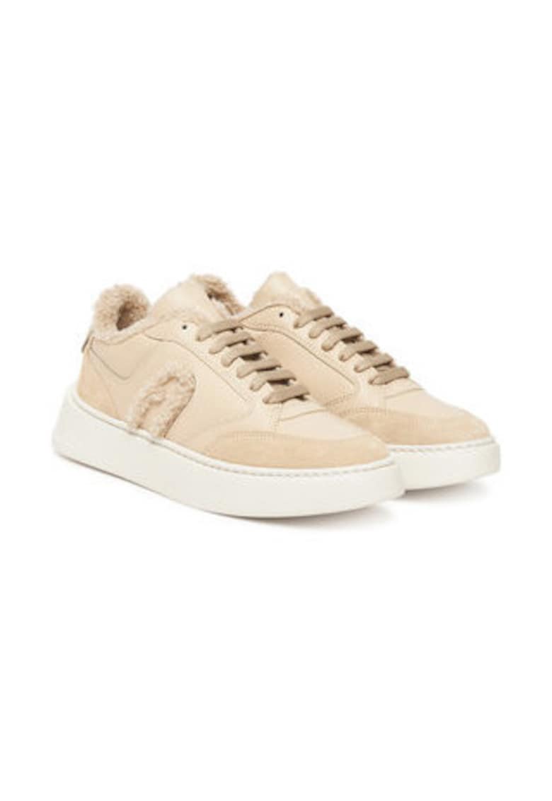 Oferte la Tenisi dama 305616555 -  Piele naturala - Bej