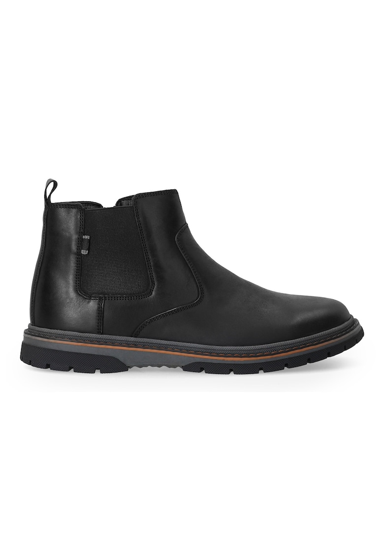 Oferte la Ghete din piele cu detalii din textil
