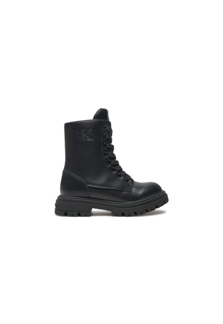 Oferte la Ghete de drumetie pentru fete -  304431296 - piele ecologica - negru