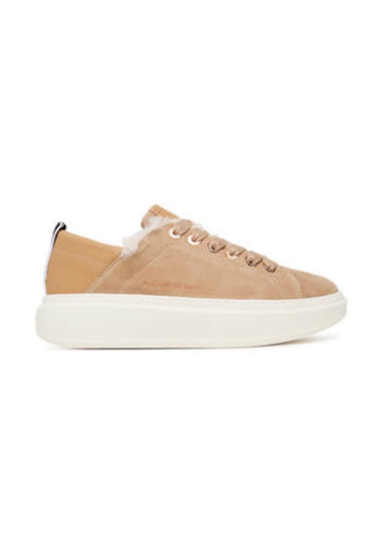 Oferte la Tenisi dama 305504197 -  Piele naturala - Bej