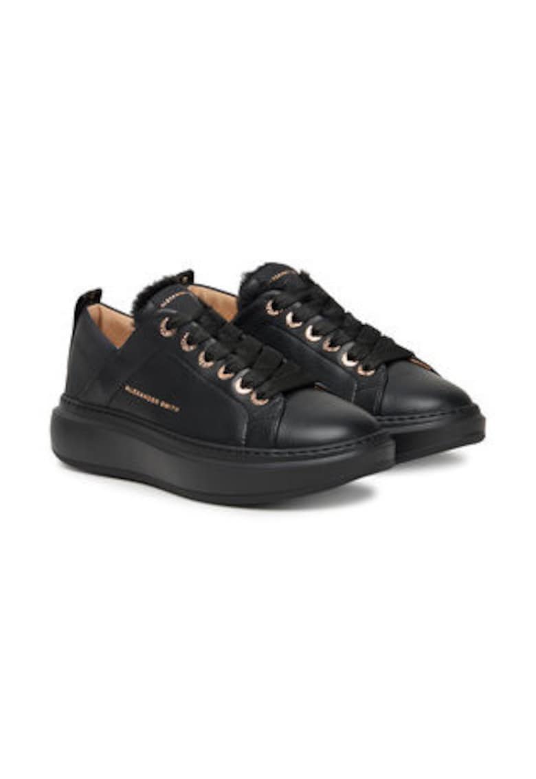 Oferte la Tenisi dama 305503848 -  Piele naturala - Negru