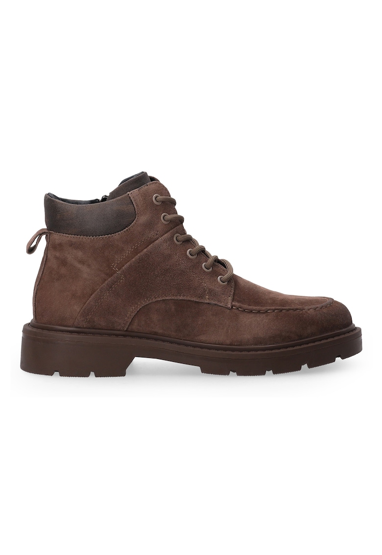 Oferte la Ghete din piele intoarsa cu fermoar