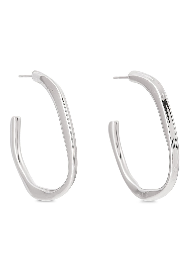 Oferte la Cercei dama -  argintii - din material plastic - universali