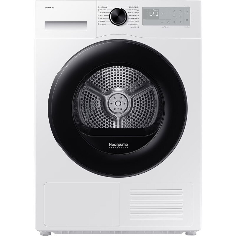 Oferte la Uscator de Rufe cu Pompa de Caldura DV90DG52A0AHLE 9KG Digital Inverter Smart Things Quick Dry Optimal Dry Wi-Fi Clasa C  Alb