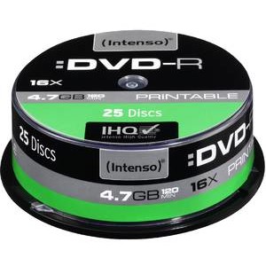 Oferte la DVD-R Intenso [ cutie 25|4.7GB|16x| printabil | Mat  Extra Fin| Fullface]