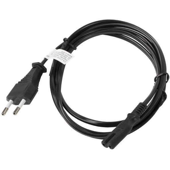 Oferte la Cablu de alimentare TV / radiocasetofon lungime 1.8m VDE Lanberg Euro CEE 7/16 la IEC 320 C7 2 pini 10A negru