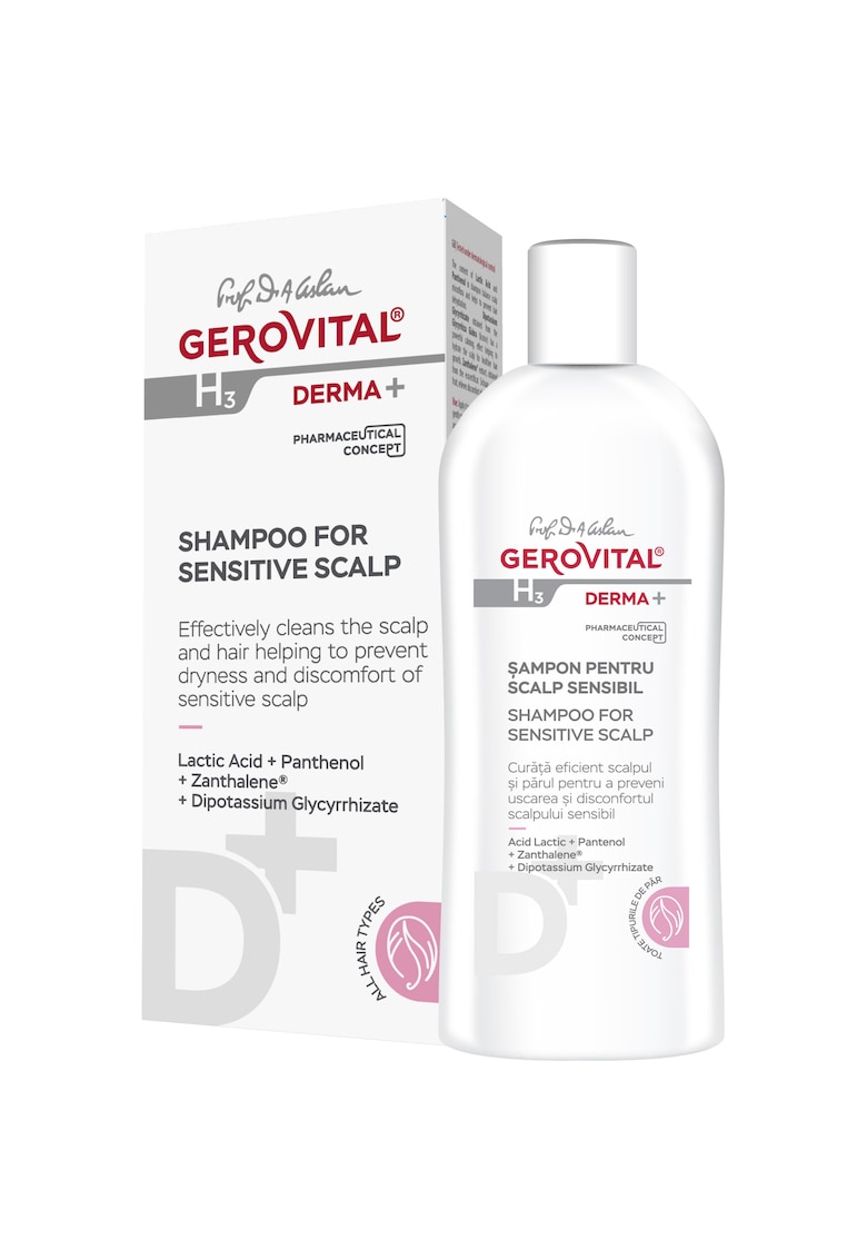 Oferte la Sampon pentru scalp sensibil Gerovital H3 Derma+ - 200 ml