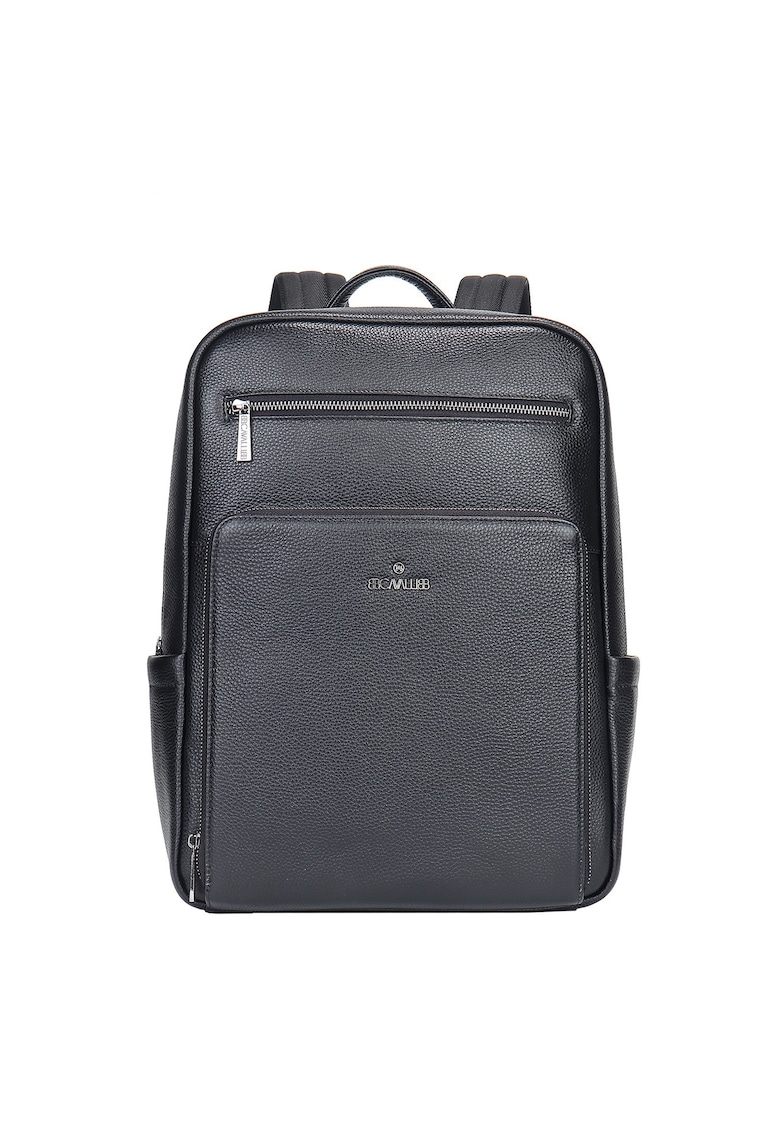 Oferte la Rucsac unisex de piele cu aspect texturat 166993 - Negru