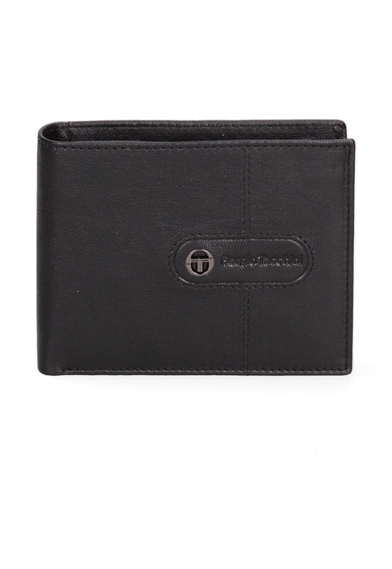 Oferte la Portofel pliabil de piele - Negru