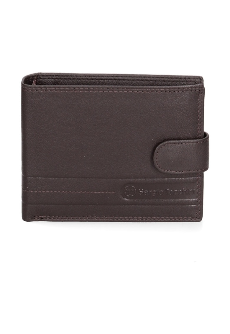 Oferte la Portofel pliabil de piele cu logo discret 166973 - Maro taupe