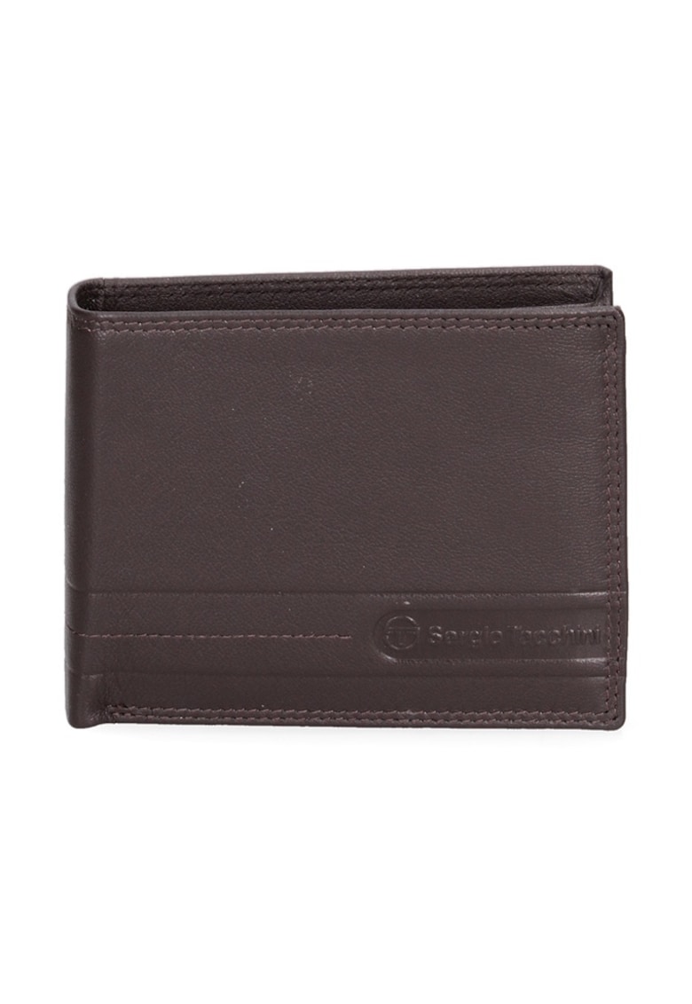 Oferte la Portofel de piele cu logo discret 166975 - Maro