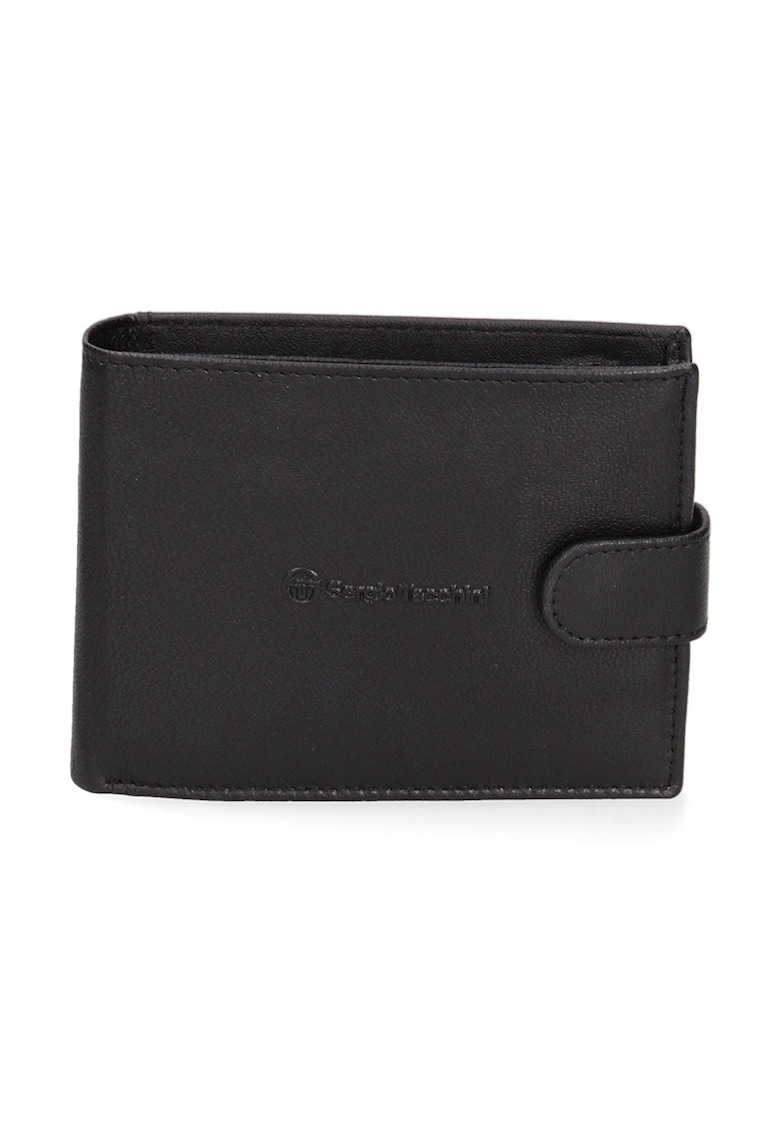 Oferte la Portofel de piele cu logo - Negru