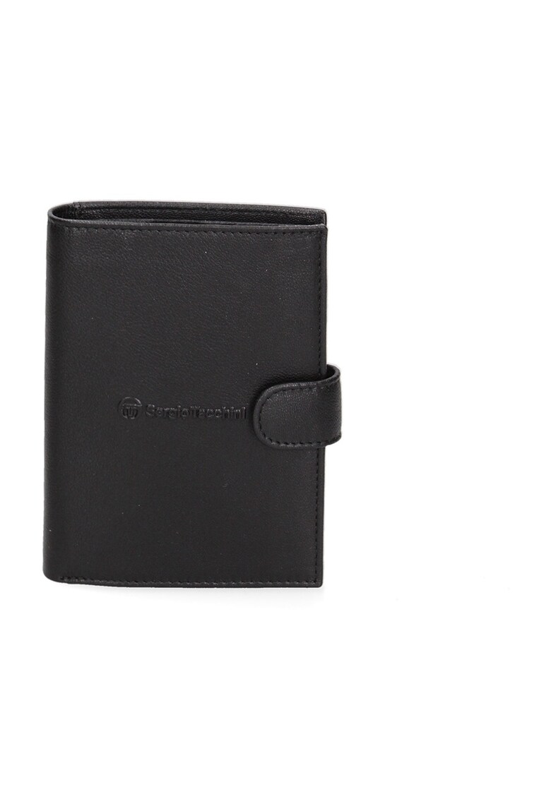 Oferte la Portofel pliabil de piele - Negru