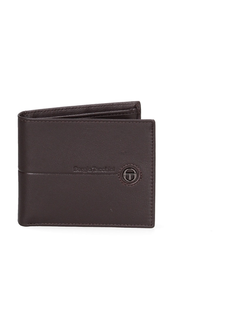 Oferte la Portofel pliabil de piele - Maro taupe