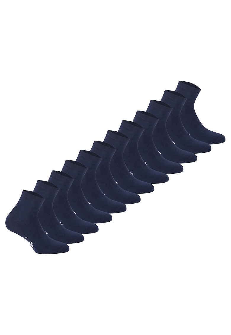 Oferte la Set de sosete scurte unisex - 12 perechi - Albastru inchis
