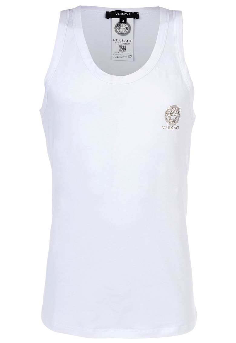 Oferte la Top cu logo - Alb