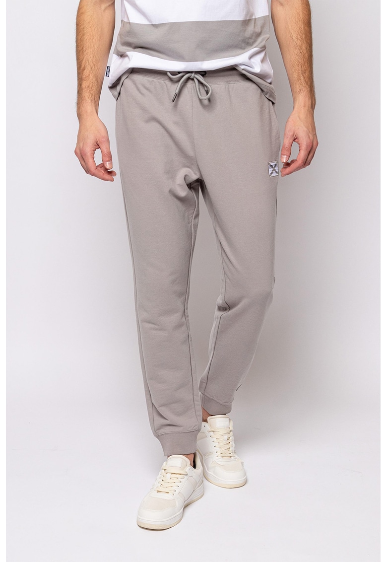 Oferte la Pantaloni cu talie medie si snur Zector - Maro taupe deschis