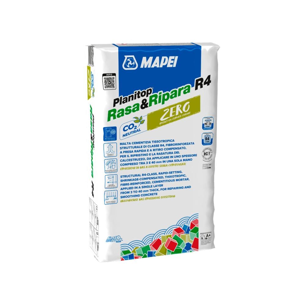 Oferte la Mortar structural reparatii Planitop Rasa & Ripara R4 Zero, monostructural, pe baza de ciment, priza rapida, 25 Kg