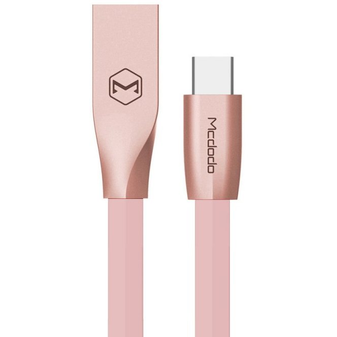 Oferte la Cablu de date Zn-Link Rose Gold Type-C 1.5m Roz