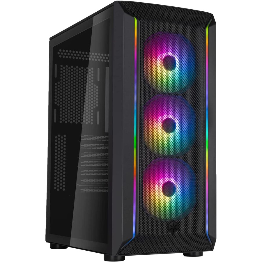 Oferte la SilverStone SST-FA511Z-BG, tower case (black, tempered glass)