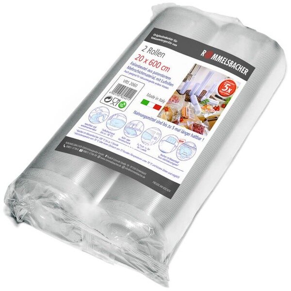 Oferte la film roll VRS 2060 20cm x 6 meters, vacuuming films (transparent, 2 rolls)