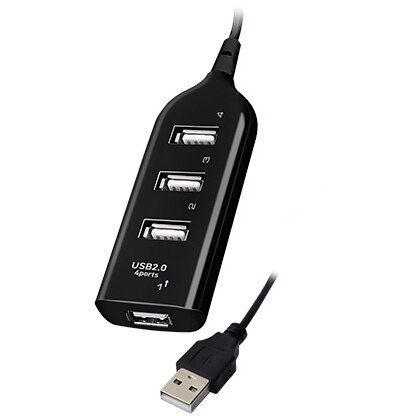 Oferte la Hub USB TC-234UX 4x USB 2.0  1A Negru