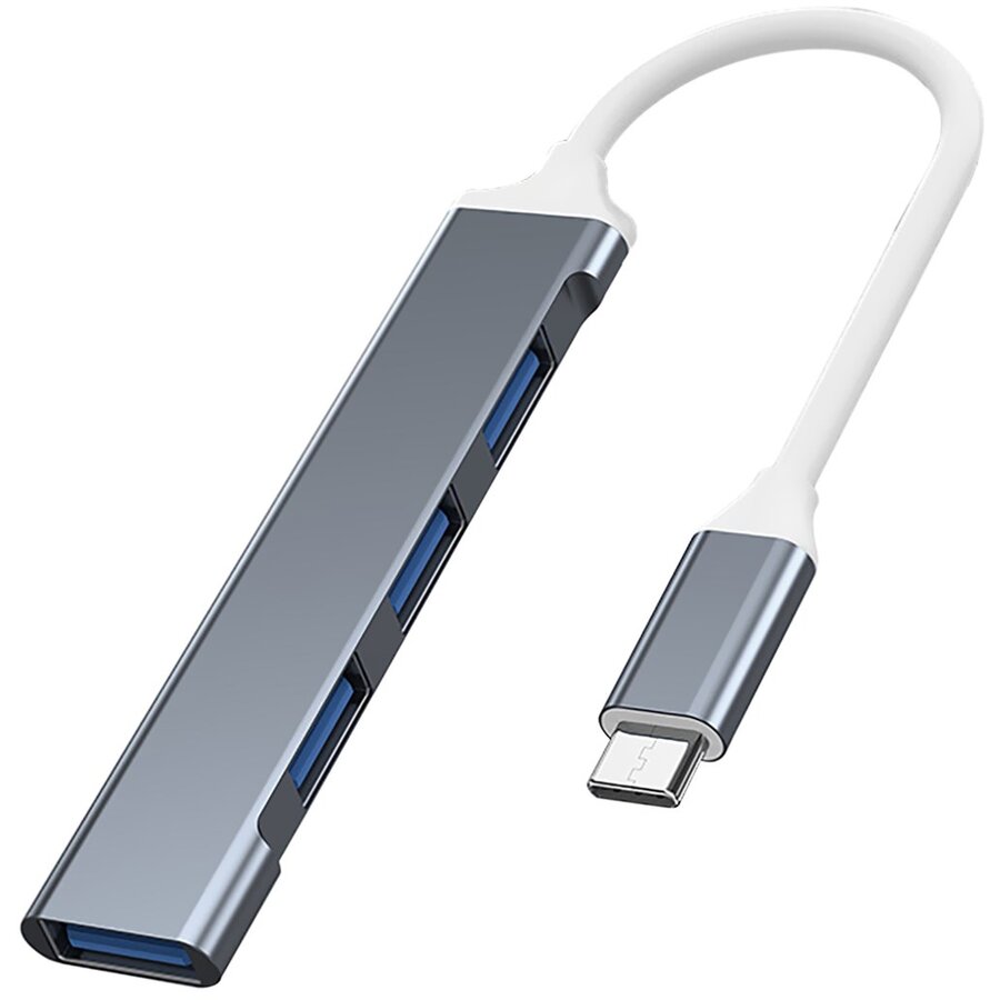 Oferte la Hub USB TC-4125X    USB-C  1XUSB 3.0 3XUSB 2.0 Gri
