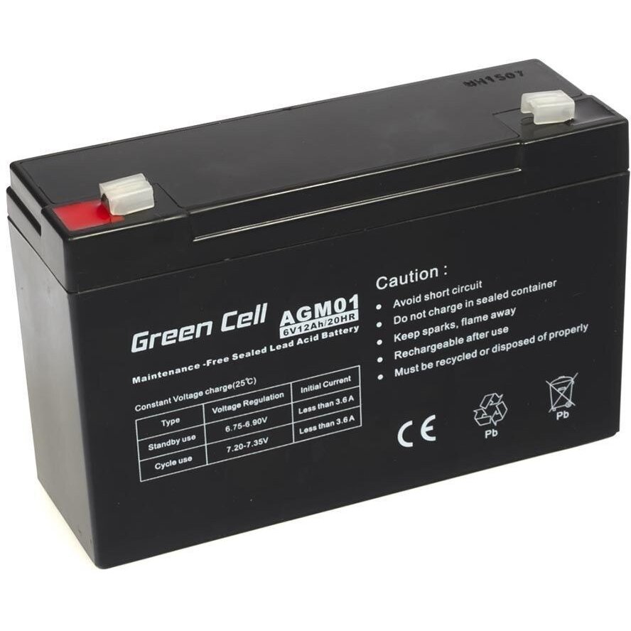 Oferte la Baterie AGM   6V 12Ah VRLA Negru