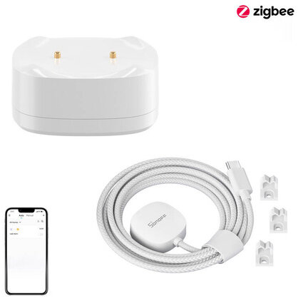 Oferte la Set Senzor Scurgeri / Inundatii SNZB-05P + Cablu Prelungitor WLDC200 IP67 Alb
