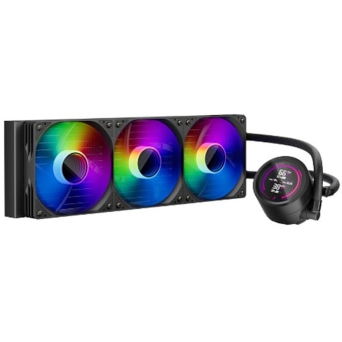 Oferte la Cooler Procesor Thunderstorm TS4 360 ARGB Compatibil AMD Intel Black