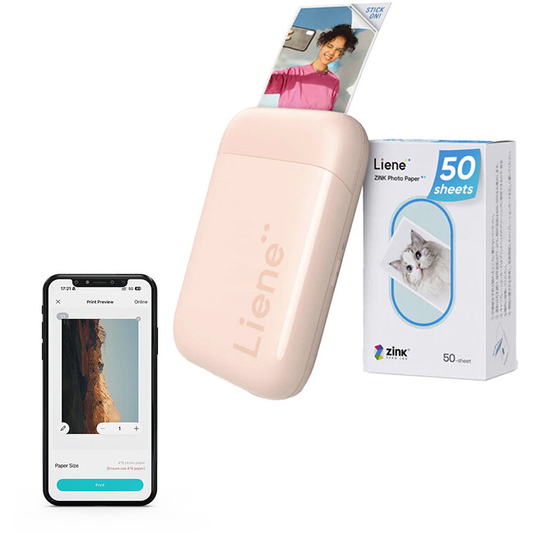 Oferte la Imprimanta Foto Portabila Pearl 2x3Inch Roz