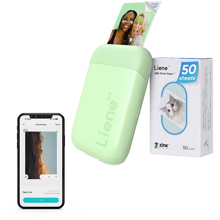 Oferte la Imprimanta Foto Portabila Pearl 2x3Inch Verde
