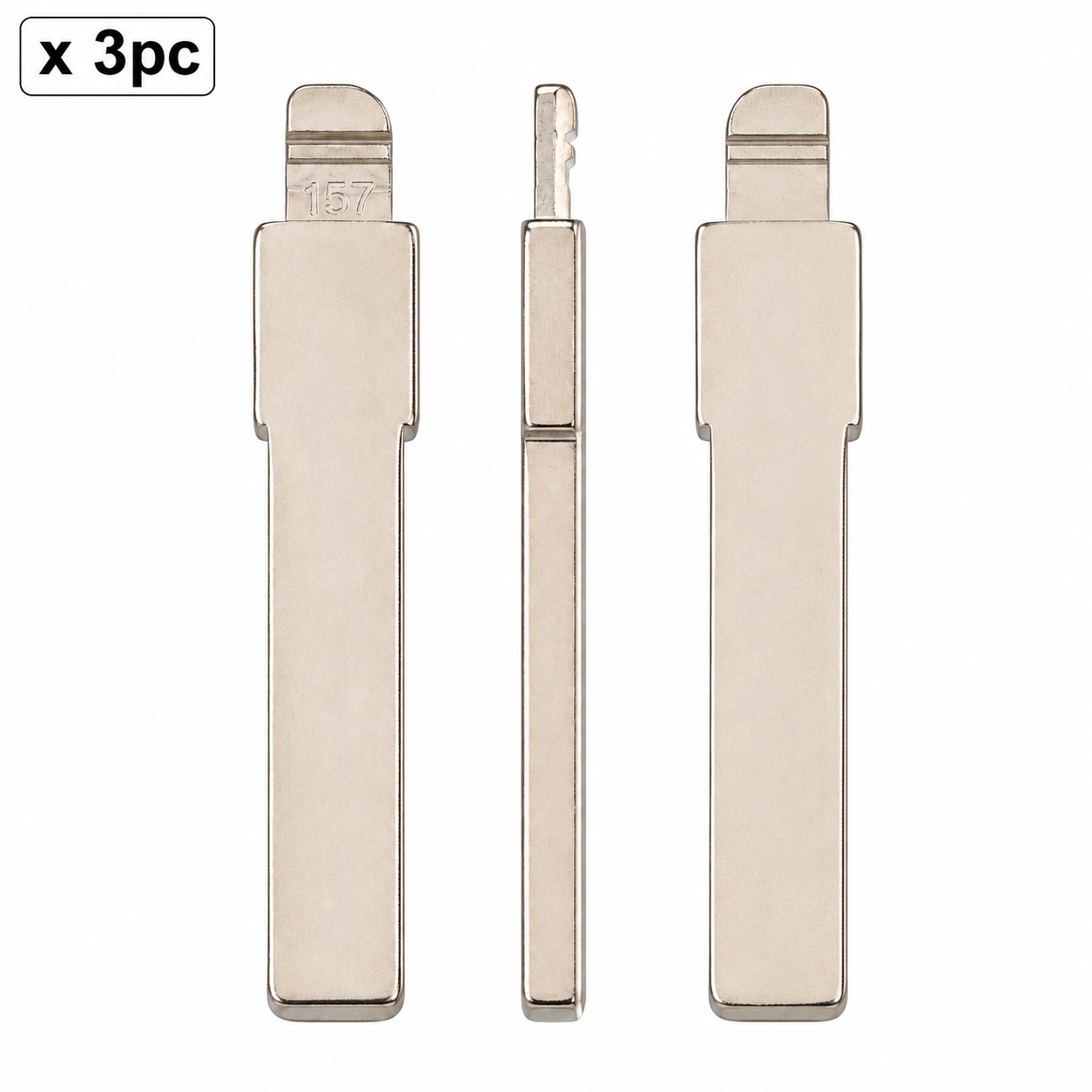 Oferte la Set 3 lame cheie auto 157# SIP22 pentru Fiat, inlocuire lama originala
