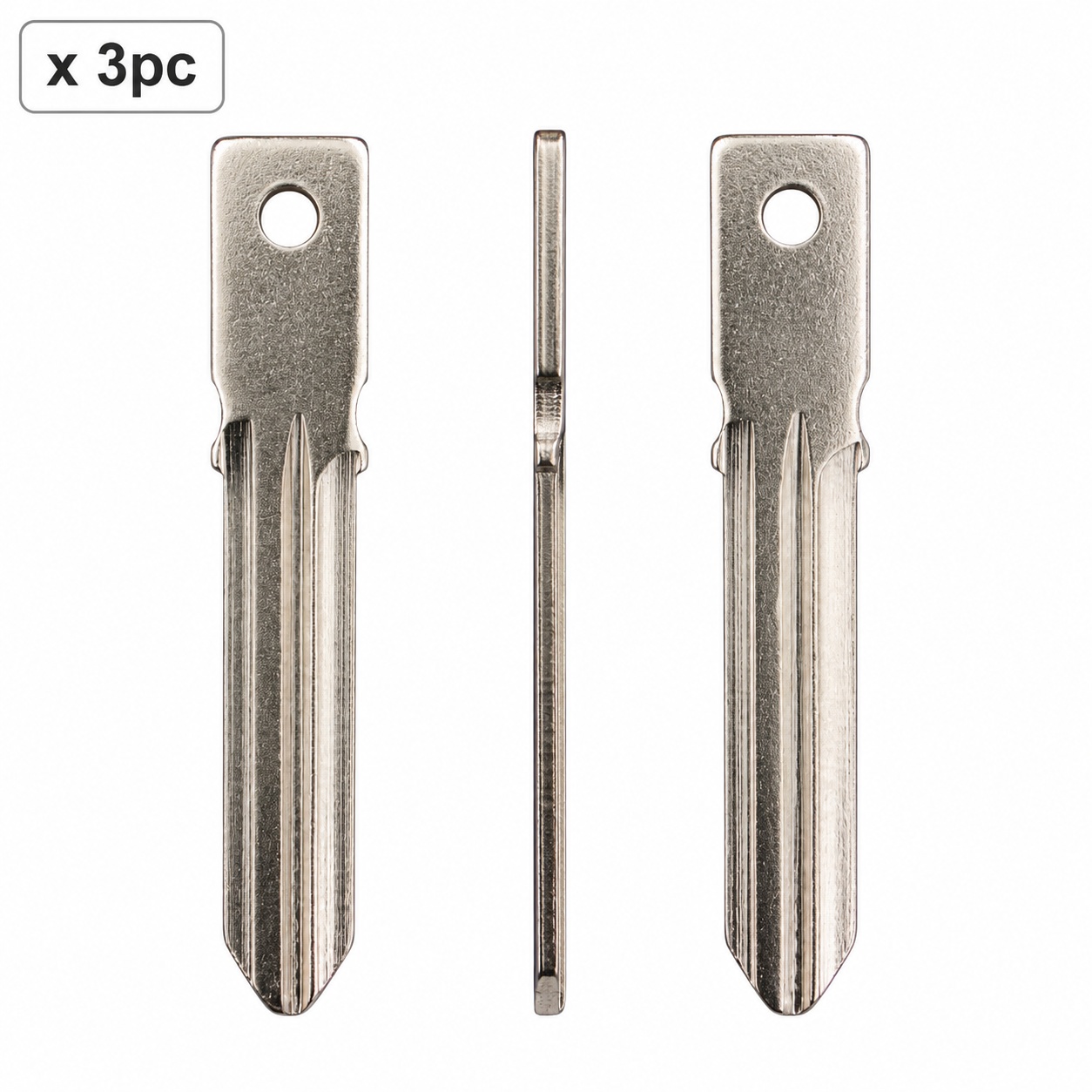 Set 3 lame cheie auto HU136T pentru Renault, Peugeot si Citroen