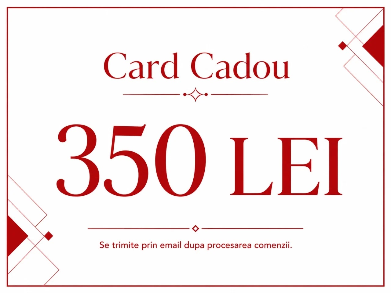 Card Cadou Electronic Hiris 350 Lei – Parfumuri si Cosmetice Premium
