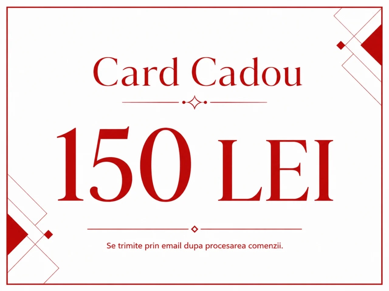 Card Cadou Electronic Hiris 150 Lei – Parfumuri si Cosmetice Premium