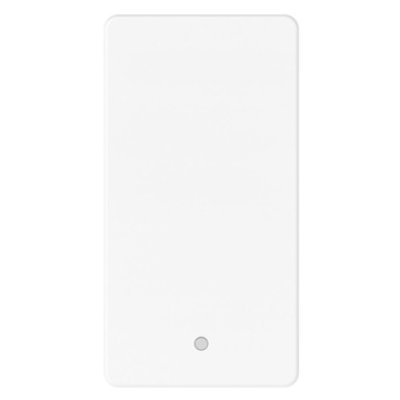 Oferte la Buton cu revenire Gewiss System Pura GWC20515, Normal Deschis (NO 10A), Iluminat cu LED Alb 230V, 1 Modul, Alb Lucios