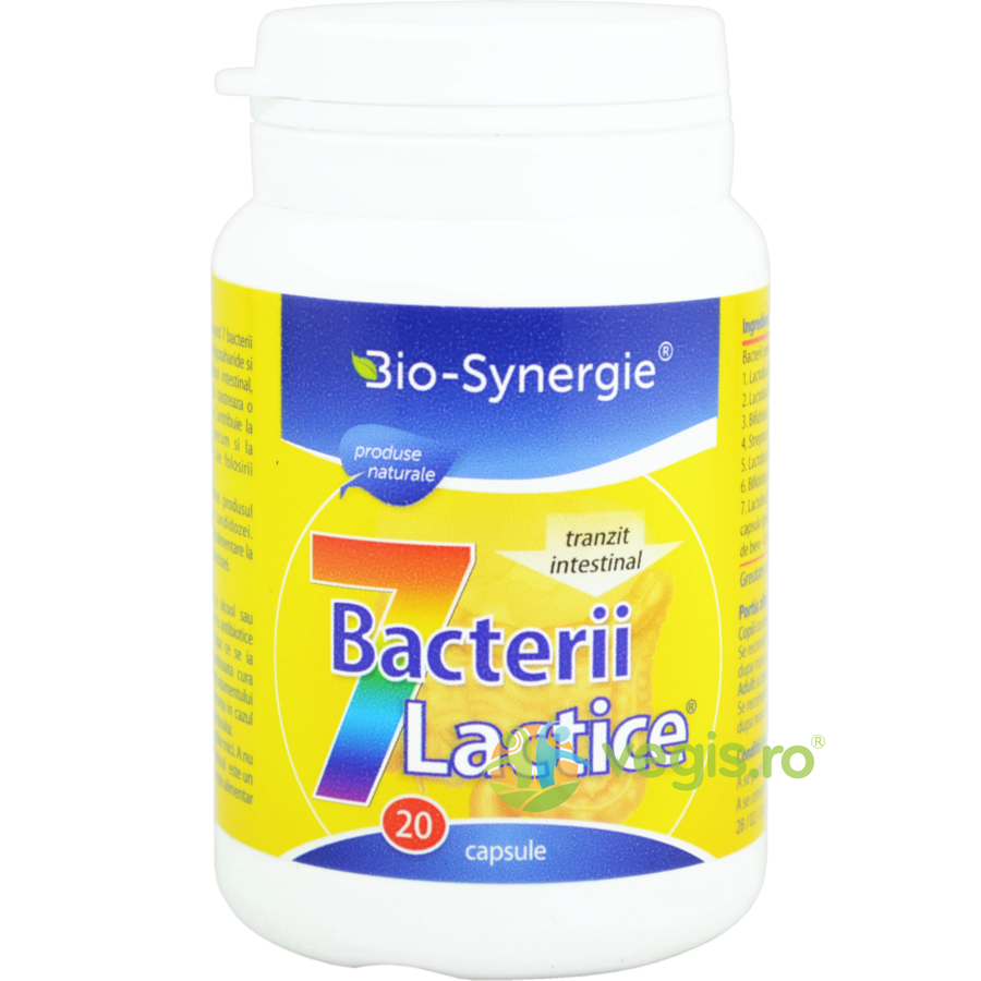 Oferte la 7 Bacterii Lactice 300mg 20cps