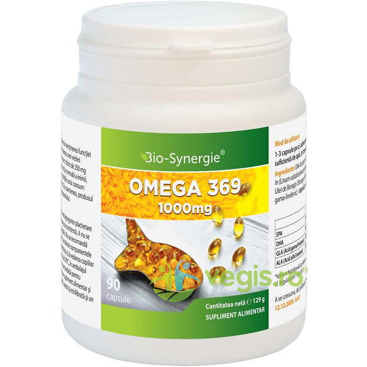Oferte la Omega 3-6-9 1000mg 90cps moi