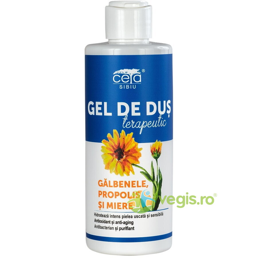 Oferte la Gel de Dus Terapeutic cu Galbenele, Propolis si Miere 200ml
