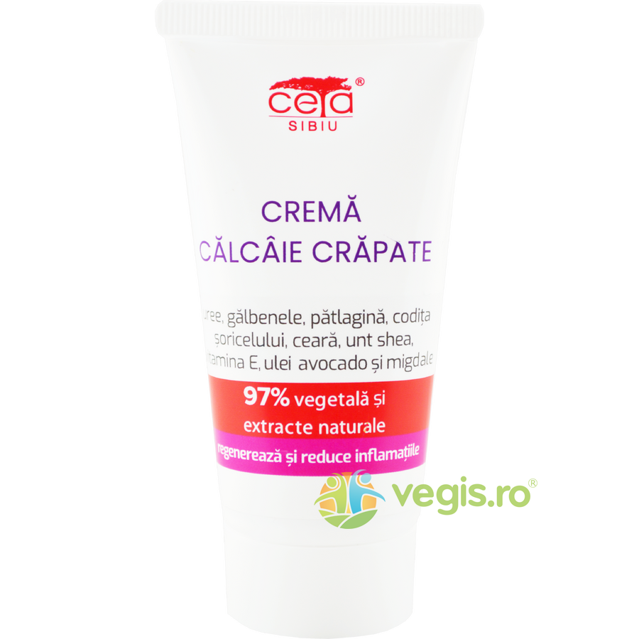 Oferte la Crema pentru Calcaie Crapate cu Uree si Vitamina E 97% Vegetala 50ml