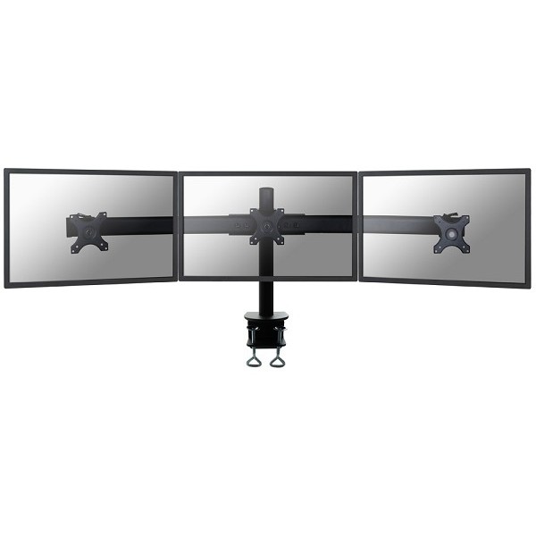 Oferte la Suport de birou Newstar Screen TV Desk Clamp FullM x3 10-27 Suport 3x Monitor de birou Neomounts by Newstar FPMA-D700D3, tip reglabil 3 axe, 10-27 Negru