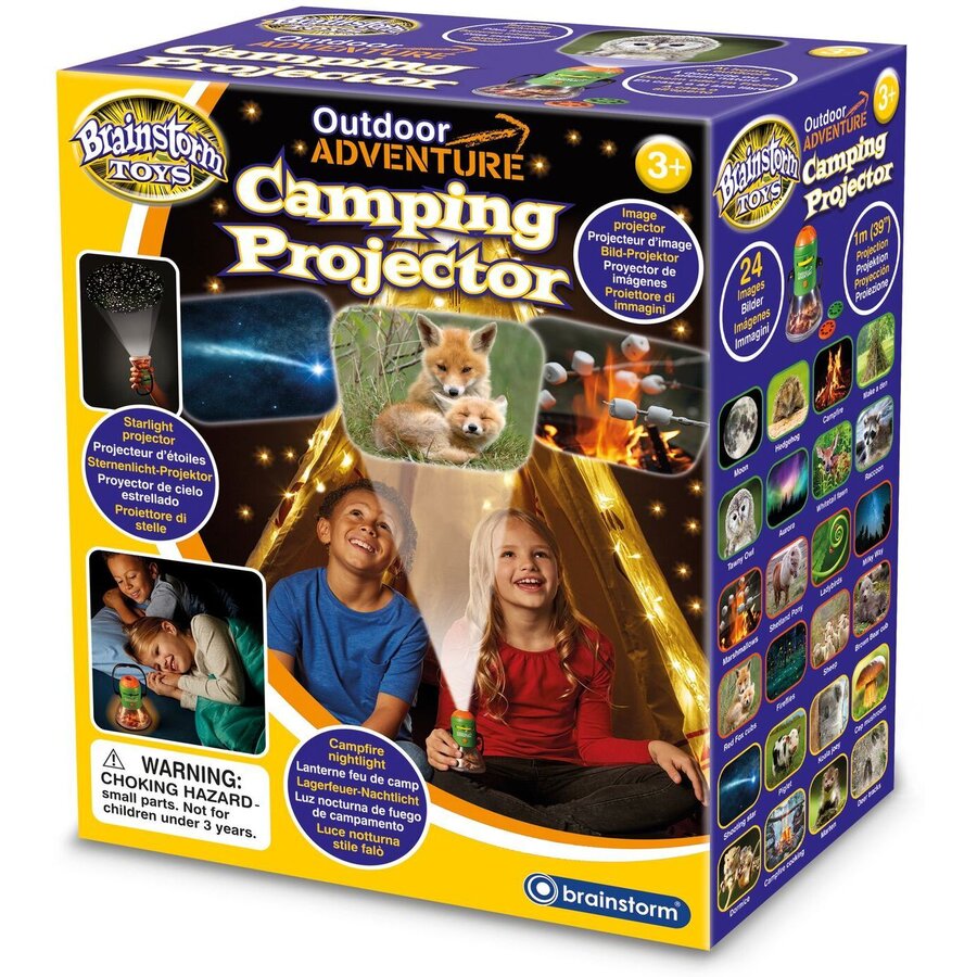 Oferte la Aventuri in aer liber – Proiector si lampa de veghe pentru Camping Brainstorm Toys E2060